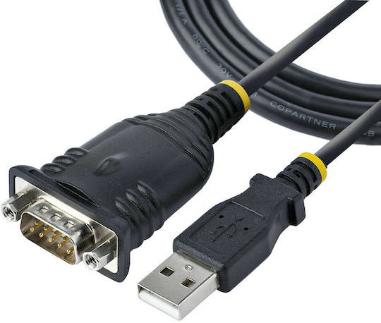 StarTech Καλώδιο RS232 9-pin male σε USB-A 0.9m (1P3FP-USB-SERIAL) - Image 1