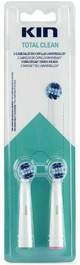 Kin Total Clean Ανταλλακτικές Κεφαλές για Ηλεκτρική Οδοντόβουρτσα 2τμχ - Image 1