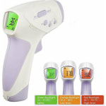 HT-668 Ψηφιακό Θερμόμετρο Μετώπου με Υπέρυθρες Μωβ - Image 3