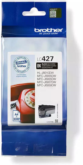 Brother LC427 Γνήσιο Μελάνι Εκτυπωτή InkJet Μαύρο (LC-427BK) - Image 1