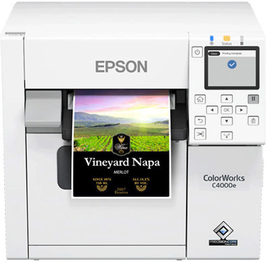 Epson ColorWorks Εκτυπωτής Ετικετών Inkjet USB, Wi-Fi, Ethernet 1200 dpi Έγχρωμος - Image 1
