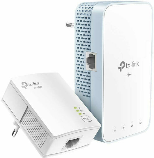 TP-LINK TL-WPA7517 KIT v2 Powerline Διπλό για Ασύρματη Σύνδεση Wi‑Fi 5 και 2 Θύρες Gigabit Ethernet - Image 1