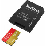 Sandisk Extreme microSDXC 64GB Class 10 U3 V30 A2 UHS-I με αντάπτορα - Image 3