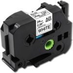 Brother Ταινία Ετικετογράφου 8m x 24mm σε Μαύρο Χρώμα