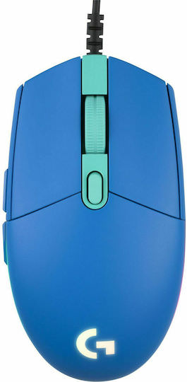 Logitech G203 Lightsync RGB Gaming Ποντίκι 8000 DPI Μπλε - Image 1