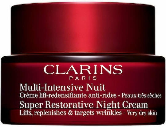 Clarins Super Restorative Αντιγηραντική Κρέμα Προσώπου Νυκτός κατά των Ατελειών 50ml - Image 1