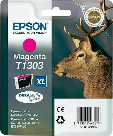 Epson T1303XL Γνήσιο Μελάνι Εκτυπωτή InkJet Ματζέντα (C13T13034010 C13T13034012) - Image 1