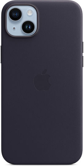Apple Leather Case with MagSafe Back Cover Δερμάτινο Ink (iPhone 14 Plus) - Image 1