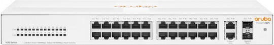 Aruba Instant On 1430 Unmanaged L2 Switch με 24 Θύρες Gigabit (1Gbps) Ethernet και 2 SFP Θύρες - Image 1
