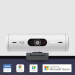 Logitech Brio 500 Web Camera Full HD 1080p με Autofocus Λευκή - Image 2