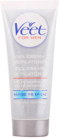 Veet For Men Ανδρική Κρέμα-Gel Αποτρίχωσης Σώματος για Ευαίσθητες Επιδερμίδες 200ml - Image 1