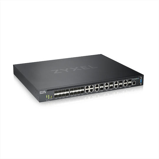 Zyxel XS3800-28 Managed L2 Switch με 4 Θύρες Gigabit (1Gbps) Ethernet και 24 SFP Θύρες - Image 1