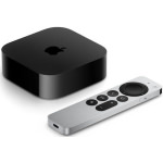 Apple TV Box MN893 4K UHD με WiFi και 128GB Αποθηκευτικό Χώρο με Λειτουργικό tvOS και Siri