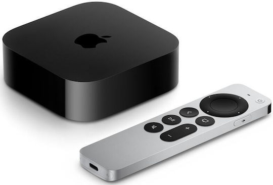 Apple TV Box MN893 4K UHD με WiFi και 128GB Αποθηκευτικό Χώρο με Λειτουργικό tvOS και Siri - Image 1