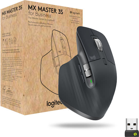 Logitech MX Master 3S For Business Ασύρματο Εργονομικό Bluetooth Ποντίκι Space Gray - Image 1