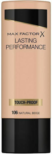 Max Factor Lasting Performance Liquid Foundation 106 Natural Beige 35ml - Image 1