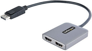 StarTech Μετατροπέας DisplayPort male σε HDMI 2x female 1τμχ MST14DP122HD - Image 1