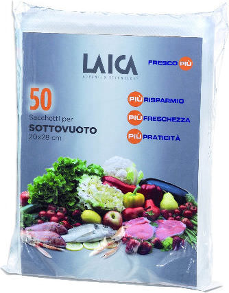 Laica VT Λείες Σακούλες για Συσκευές Vacuum 200x280mm 50τμχ - Image 1