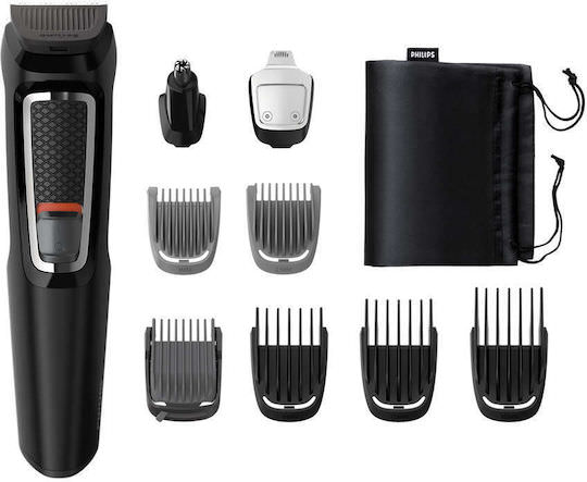 Philips Multigroom Series 3000 Σετ Επαναφορτιζόμενης Κουρευτικής Μηχανής Μαύρο MG3740/15 - Image 1