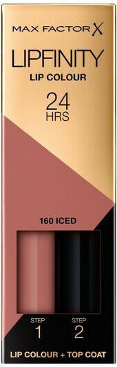 Max Factor Lipfinity Lip Colour Υγρό Κραγιόν 160 Iced 4.2gr - Image 1