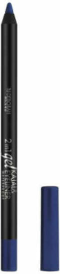 Deborah Milano Kajal & Eyeliner Waterproof Deborah Gel Αδιάβροχo Μολύβι Ματιών 03 Blue - Image 1