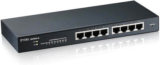 Zyxel GS1900-8 Managed L2 Switch με 8 Θύρες Gigabit (1Gbps) Ethernet - Image 1