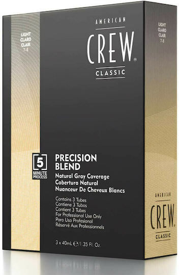 American Crew Precision Blend Toner 7-8 Light Blond 3x40ml - Image 1