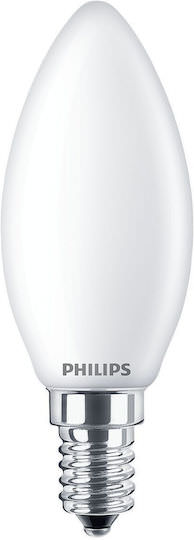 Philips Λάμπα LED 6.5W 97mm για Ντουί E14 Θερμό Λευκό 806lm - Image 1