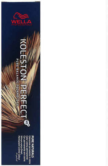 Wella Koleston Perfect Me+ Pure Naturals Βαφή Μαλλιών 7/03 Ξανθό Φυσικό Χρυσό 60ml - Image 1