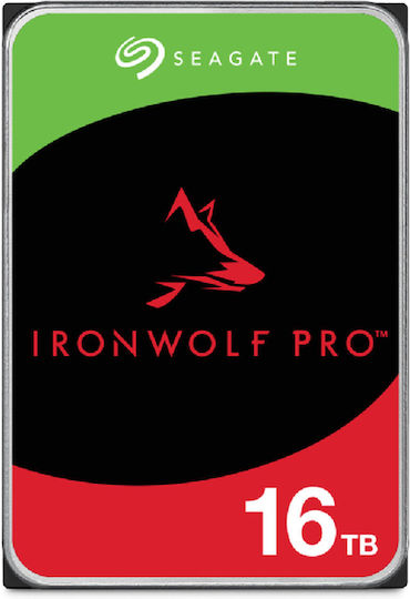Seagate IronWolf Pro 16TB HDD Σκληρός Δίσκος 3.5" SATA III 7200rpm με 256MB Cache για NAS - Image 1