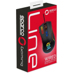 Sparco SPMOUSEPRO RGB Gaming Ποντίκι 7200 DPI Μαύρο - Image 3