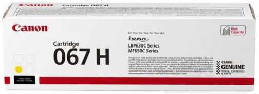 Canon 067H Γνήσιο Toner Laser Εκτυπωτή Κίτρινο High Capacity 2350 Σελίδων (5103C002) - Image 1