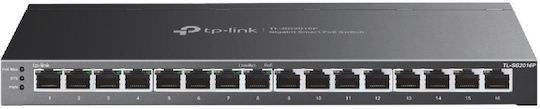 TP-LINK TL-SG2016P v1 Managed L2 PoE+ Switch με 16 Θύρες Ethernet - Image 1