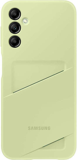 Samsung Back Cover Σιλικόνης με Υποδοχή για Κάρτες Lime (Samsung Galaxy A14 5G) - Image 1