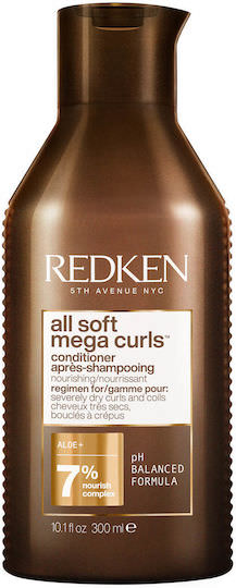Redken All Soft Mega Curls Conditioner Ενυδάτωσης για Σγουρά Μαλλιά 300ml - Image 1