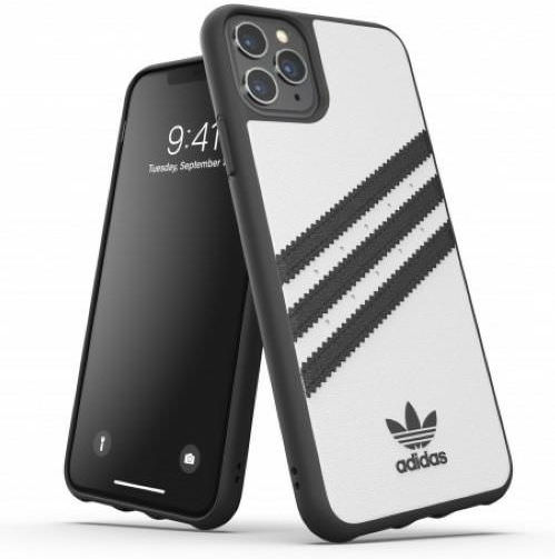 adidas Moulded Back Cover Δερματίνης Λευκό (iPhone 11 Pro Max) - Image 1