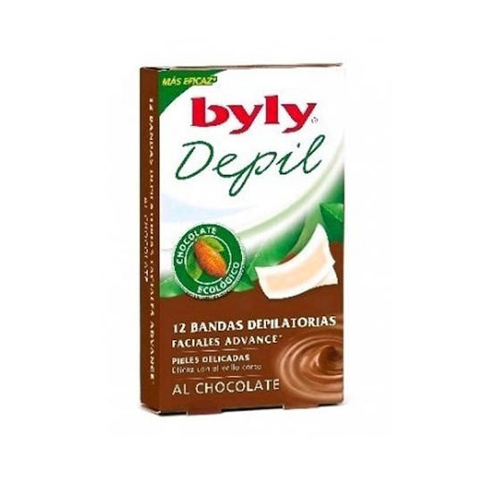 Byly Depil Ταινίες Αποτρίχωσης για το Πρόσωπο Chocolate 12τμχ - Image 1