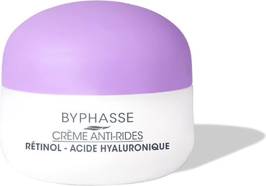 Byphasse 24ωρη Κρέμα Προσώπου Νυκτός για Ενυδάτωση & Αντιγήρανση με Ρετινόλη & Υαλουρονικό Οξύ 50ml - Image 1