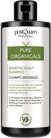 PostQuam Professional Pure Organicals Sensitive Scalp Σαμπουάν για το Ευαίσθητο Τριχωτό για Όλους τους Τύπους Μαλλιών 400ml - Image 1