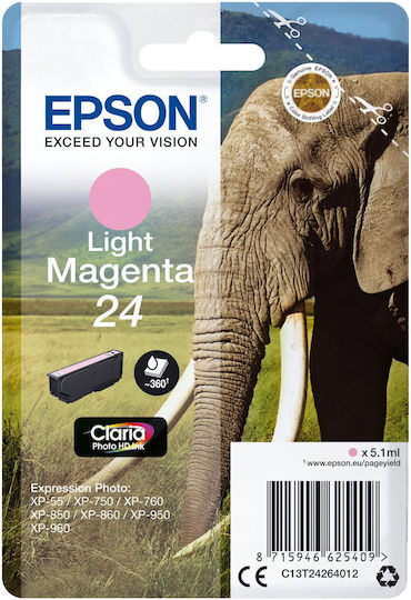 Epson T2426 Γνήσιο Μελάνι Εκτυπωτή InkJet Ροζ (C13T24264022) - Image 1