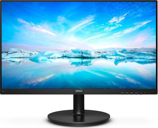 Philips V-Line 221V8A VA Monitor 21.5" FHD 1920x1080 με Χρόνο Απόκρισης 4ms GTG - Image 1