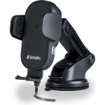Verbatim Βάση Κινητού Αυτοκινήτου FWC-01 με Ρυθμιζόμενα Άγκιστρα και Ασύρματη Φόρτιση Μαύρη - Image 2