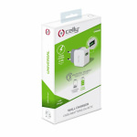 Celly Φορτιστής Χωρίς Καλώδιο με Θύρα USB-A Λευκός (TCUSBTURBO) - Image 3