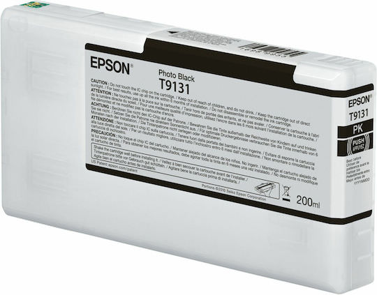 Epson T9131 Γνήσιο Μελάνι Εκτυπωτή InkJet Photo Μαύρο (C13T913100) - Image 1