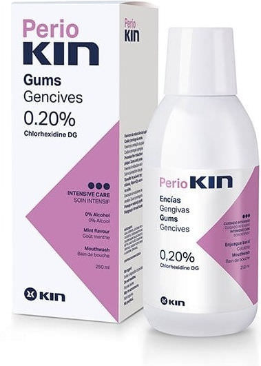 Kin Perio Gums Chlorhexidine 0.20% Στοματικό Διάλυμα κατά της Περιοδοντίτιδας 250ml - Image 1