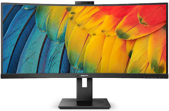 Philips 34B1U5600CH Ultrawide VA Curved Monitor 34" QHD 3440x1440 με Χρόνο Απόκρισης 4ms GTG - Image 1