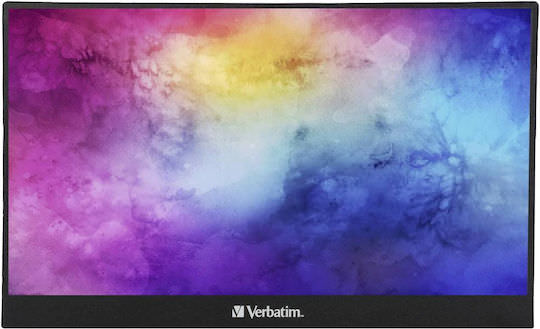 Verbatim PM-14 IPS HDR Φορητό Monitor 14" FHD 1920x1080 με Χρόνο Απόκρισης 6ms GTG - Image 1