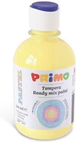 Primo Ready Mix Τέμπερα Ζωγραφικής Pastel Yellow σε Μπουκάλι 300ml - Image 1