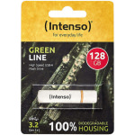 Intenso Green Line 128GB USB 3.2 Stick Καφέ - Image 2