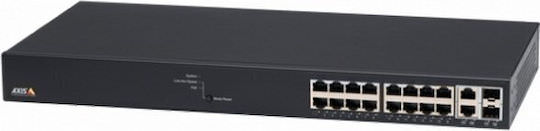 Axis T8516 Unmanaged L2 PoE+ Switch με 16 Θύρες Gigabit (1Gbps) Ethernet και 2 SFP Θύρες - Image 1
